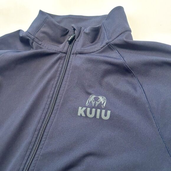 Kuiu 4-Way Stretch Wicking 1/4 Zip Pullover Jacket Mens Size Large Blue Hunting - Picture 7 of 8